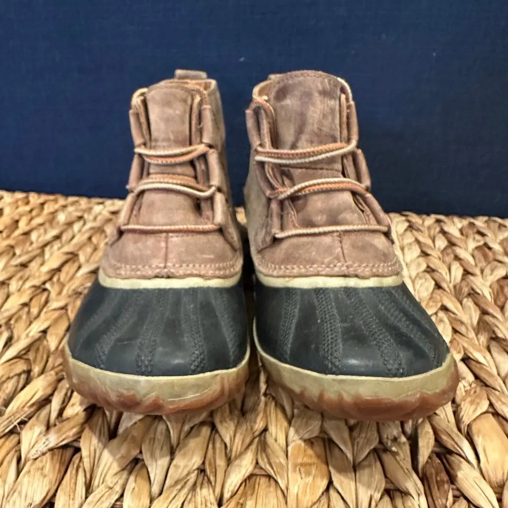 Sorel Women's Out n About Duck Boots sz 6 Leather Waterproof Boots - Image 2