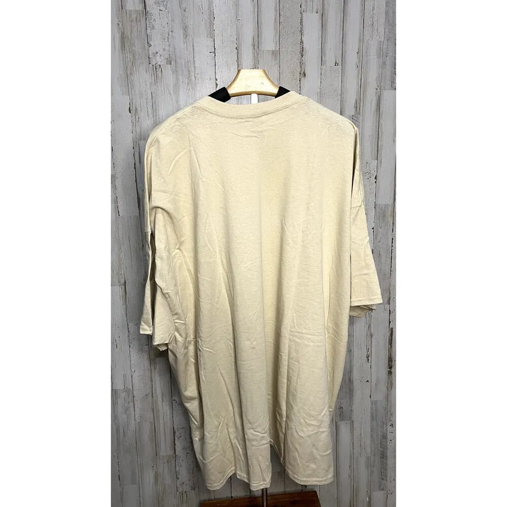 South‎ Carolina Gamecocks Women's 5XL Beige Graphic T-Shirt Short Sleeve - Image 3