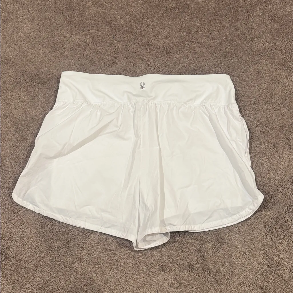 Spyder Active White Shorts SIZE XXL - Image 5