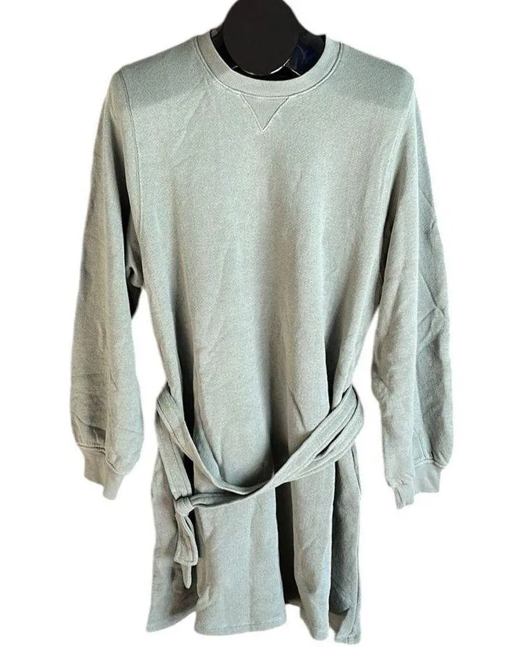 Bandier Damen Sincerely Jules X Dahlie Sweatshirt Fatigue Green - Image 10