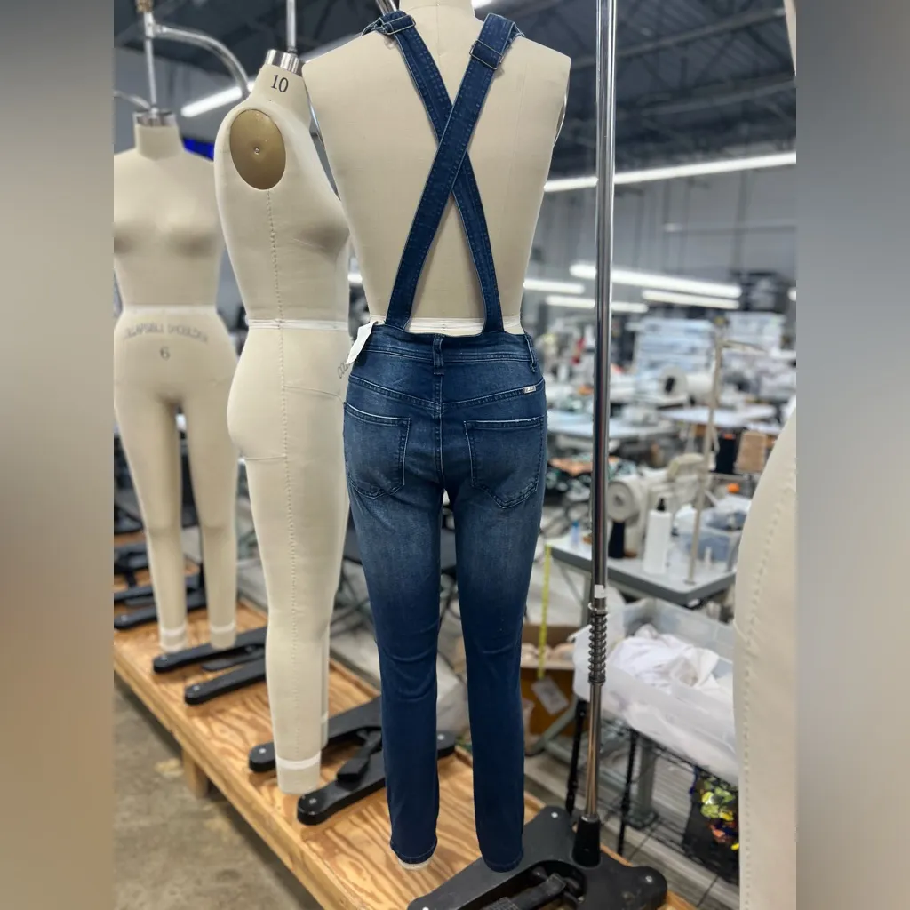 KanCan Overalls S Blue Size 10 - Image 5