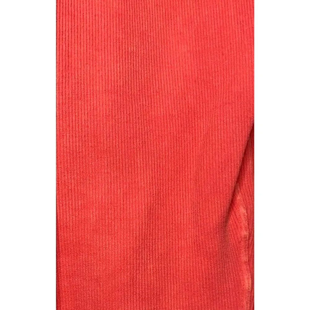 Daily Practice by Anthropologie M/L Dana Cropped Seamless Leggings Paprika Coral - Image 5