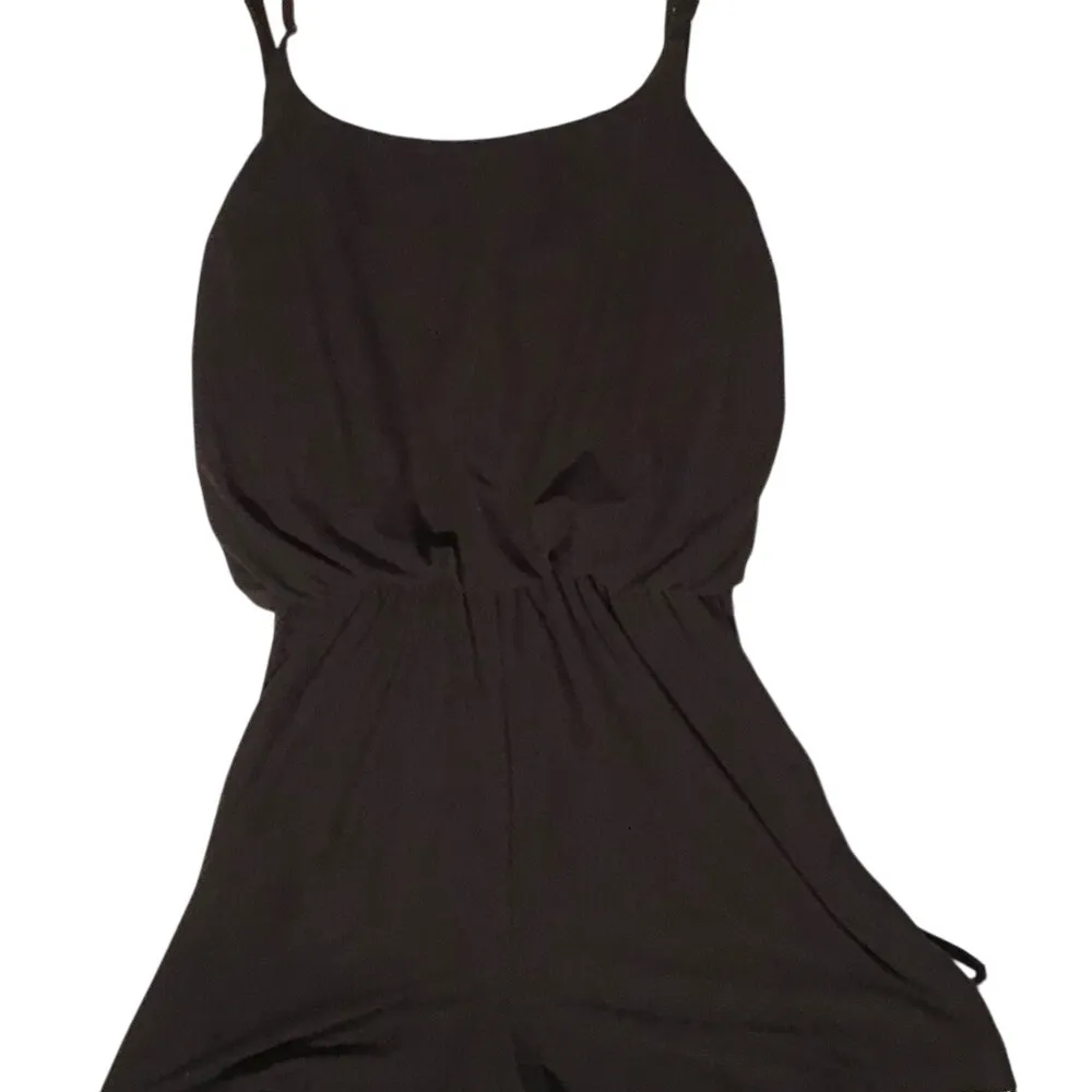 Eye Candy Romper, Black adj‎ straps,Sz L, super soft with 2 pockets - Image 3