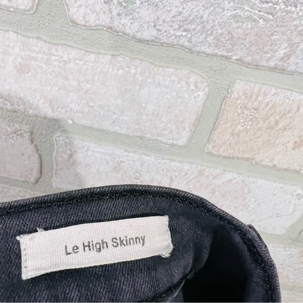 Frame Denim Le High Skinny Distressed Jeans in Tillery Wash Size 25 - Image 10