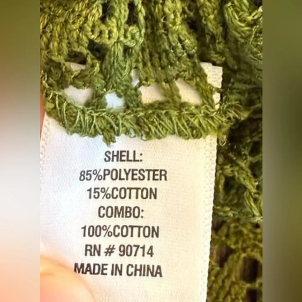 1. State Women's
Convertible Tank Dress
Swim Cover-Up Size M
Green Olive - Image 5