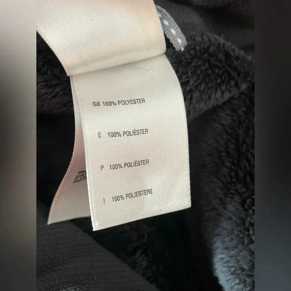 The North Face Sweater Fleece 1/4 Zip Jacket Black Women's Small Basic Neutral - Image 6