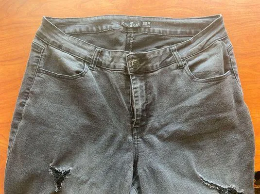 one5one black ripped jeans - Image 2