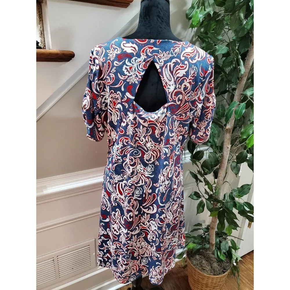 New Directions Women's Blue Polyester V - Image 8