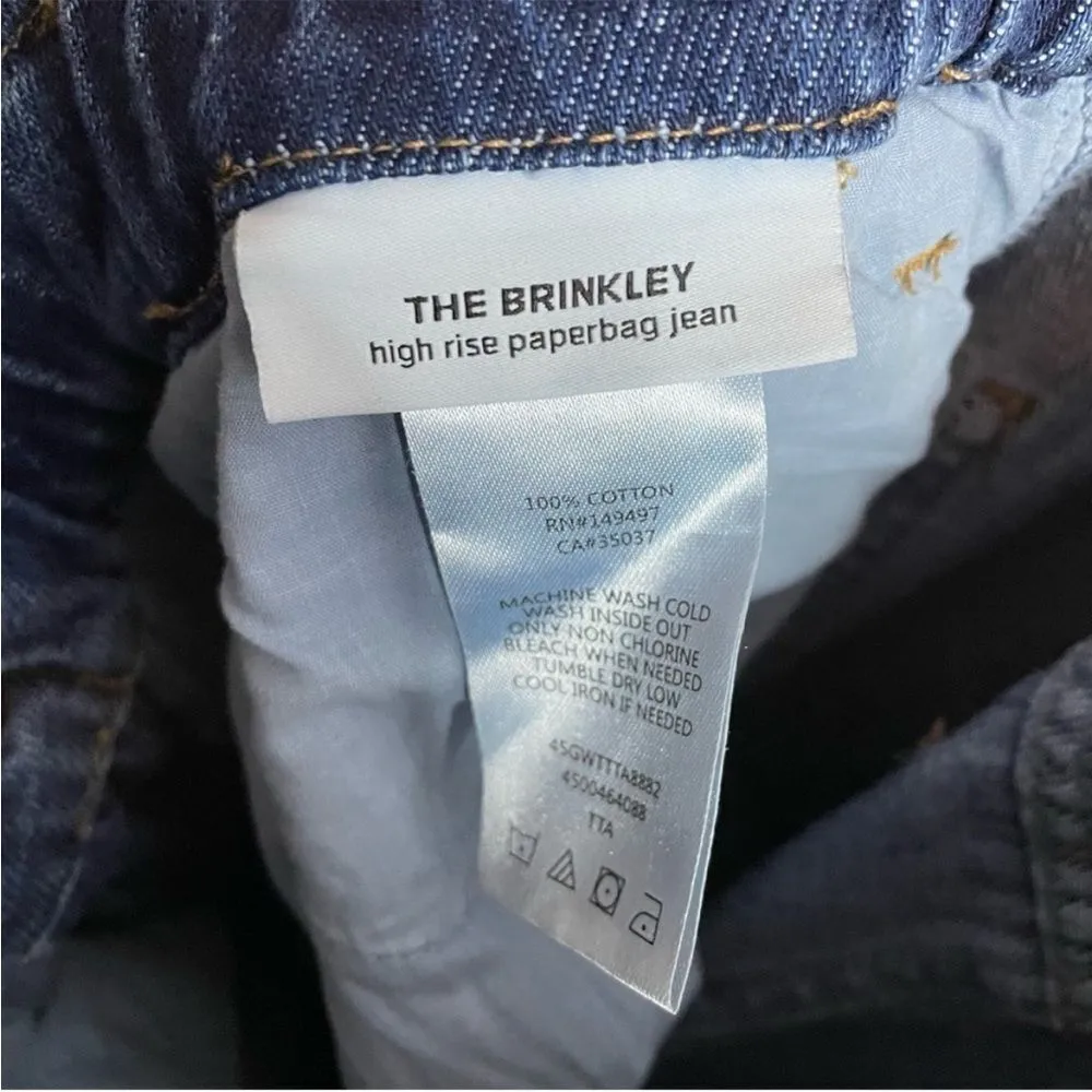 NWT Joes jeans the Brinkley high rise paper bag jeans 30 - Image 8