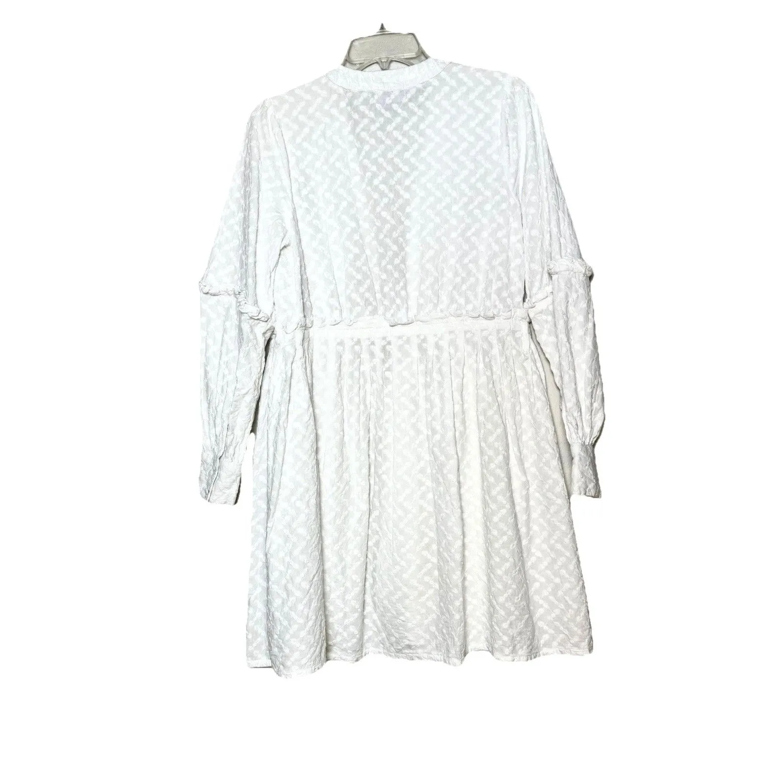 Antonio Melani x Born On Fifth Island Harbor White  Swim Cover Up M No Belt - Image 5