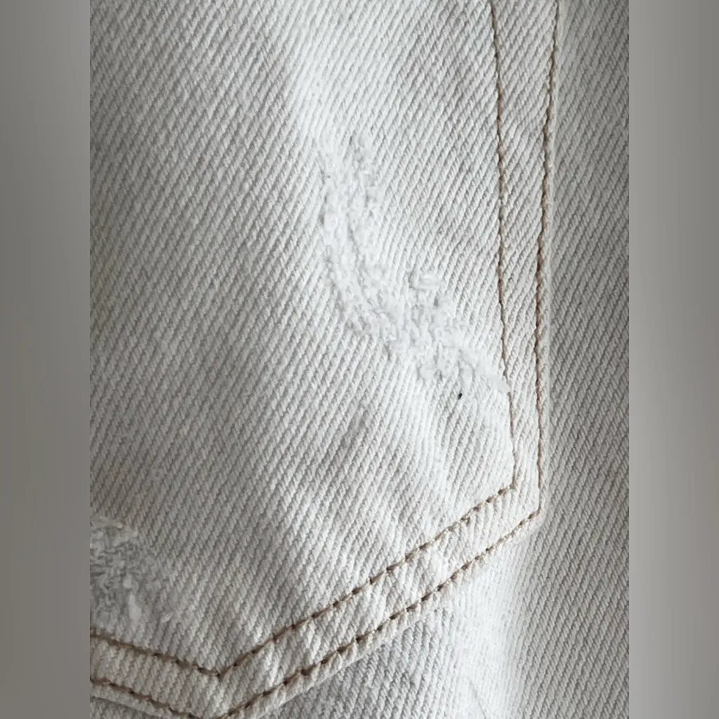 We The Free By Free People Ranger Ripped Crop Wide Leg Jeans In Size 29 - Image 15