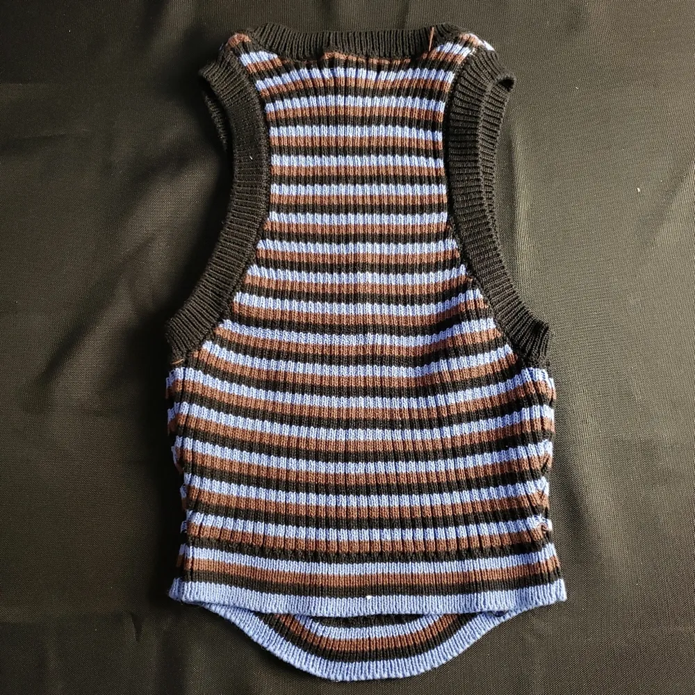 Pacsun L.A. Hearts Striped Knit Sweater Tank‎ Top NWT XS - Image 3