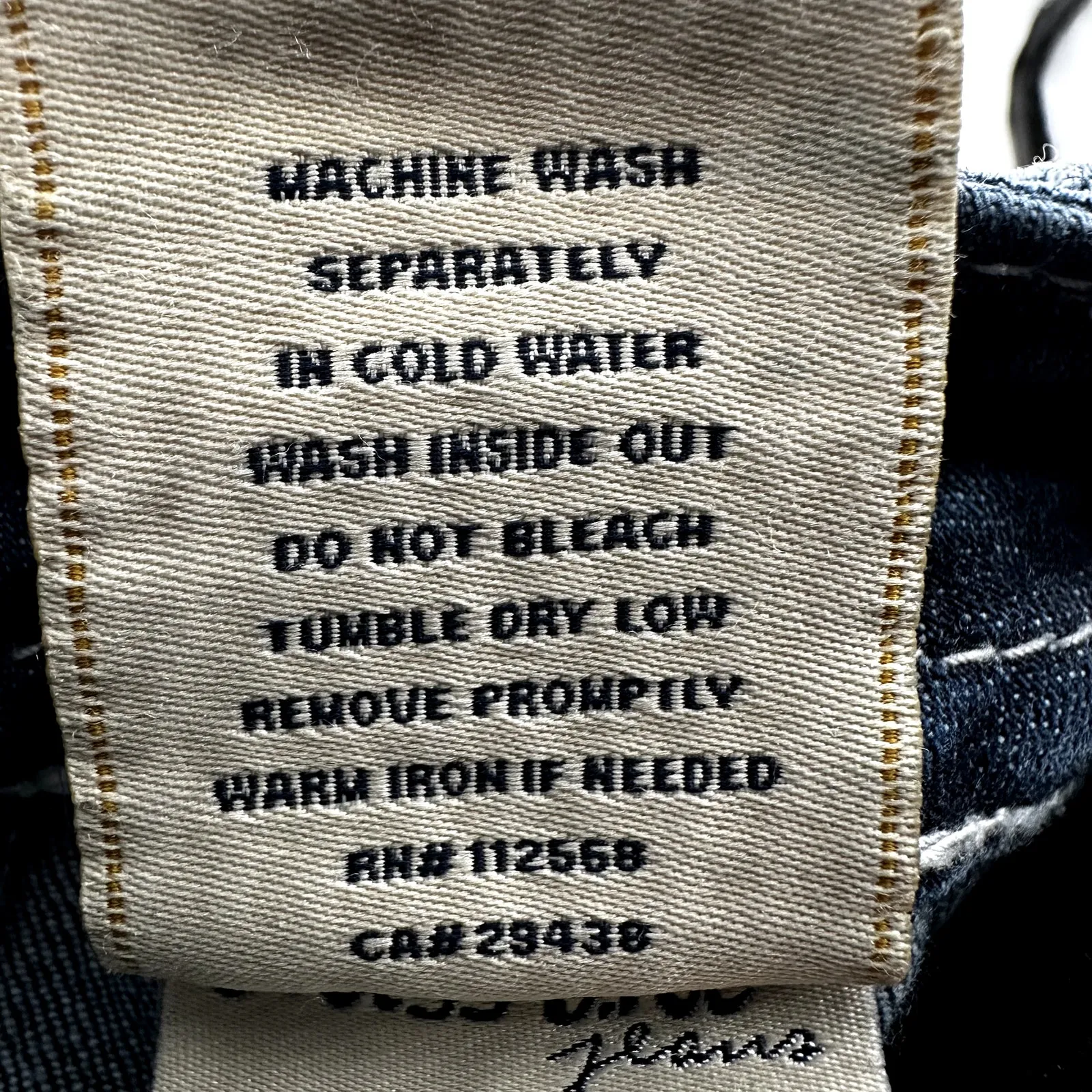 Miss Me Signature Boot Stretch Jeans Bootcut Low Rise Slim Medium Wash Blue 28 - Image 4