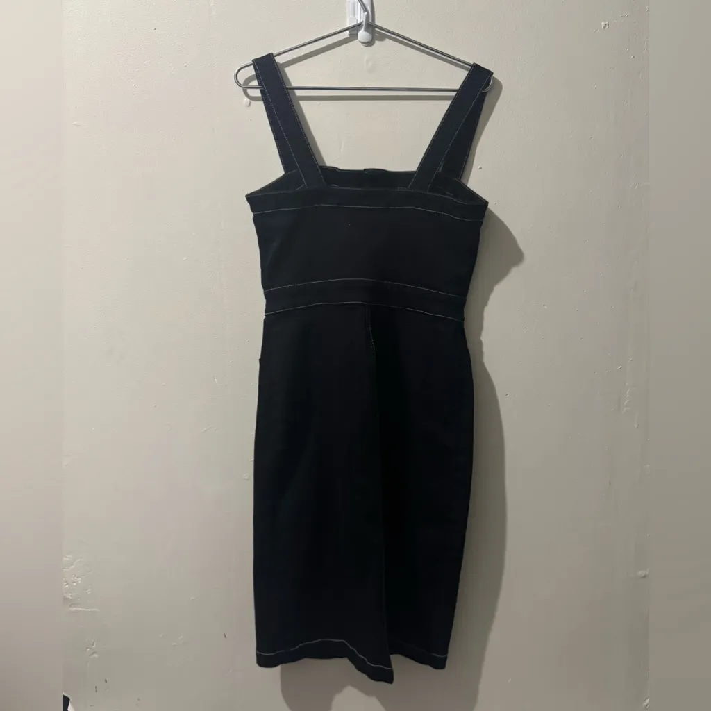 Reformation Jeans Roxanna Black Dress size 6 - Image 4