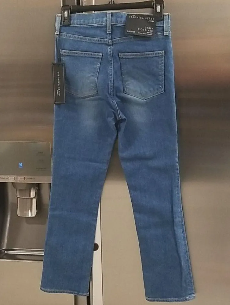 đź’•VERONICA BEARDđź’• Carly Kick Flare Jeans NWT 24 - Image 8