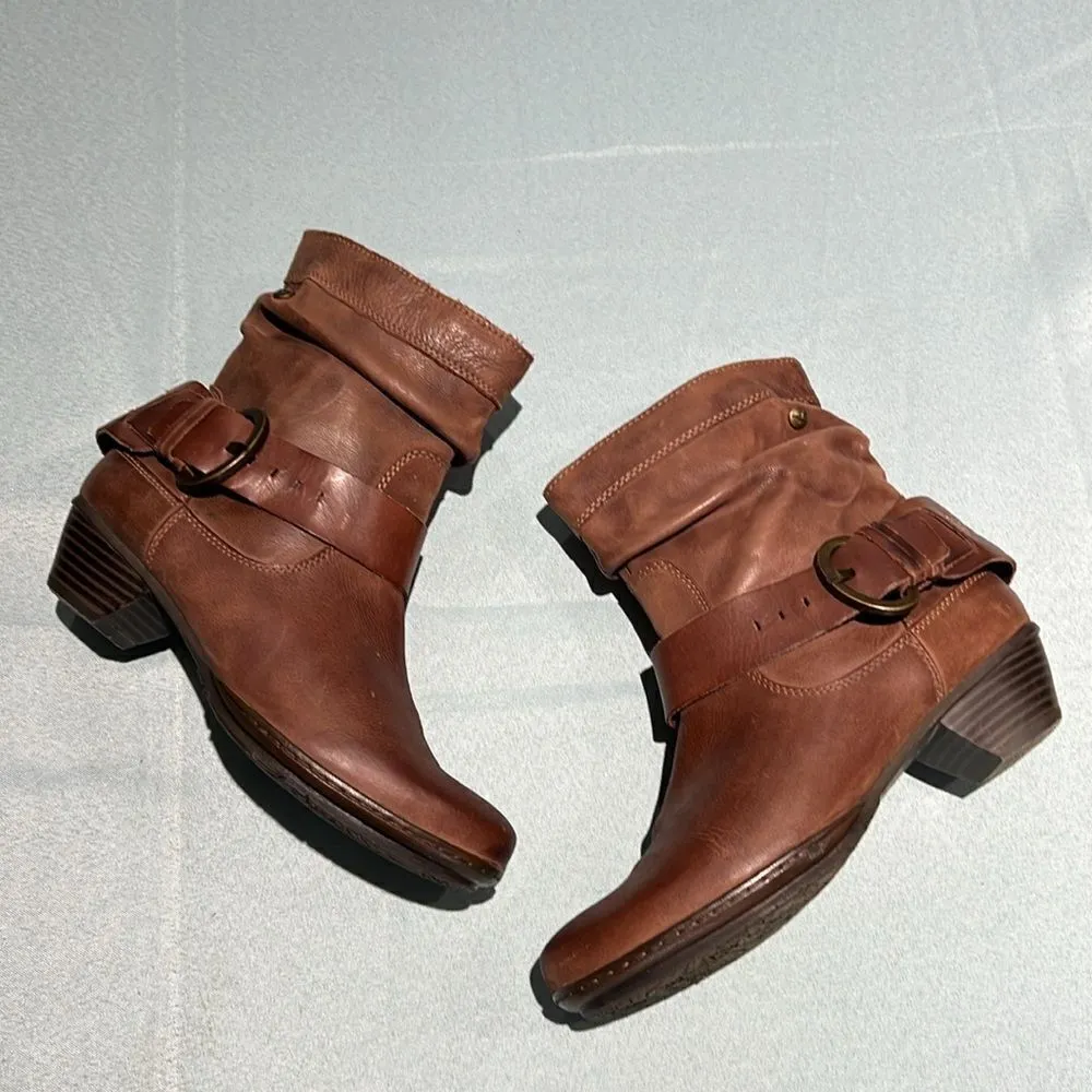 Pikolinos Brujas Bootie Kaki/Choco Ladies Boots Size 6.5/7 - Image 2
