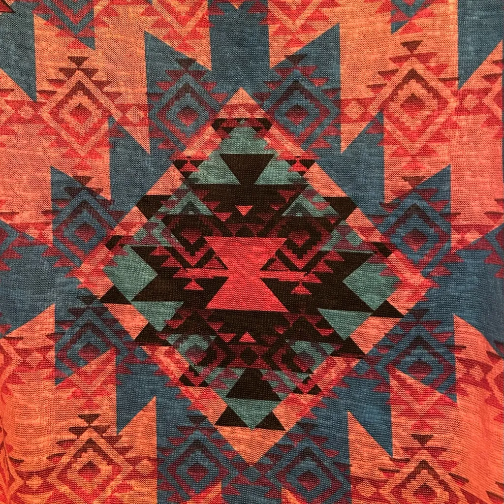 Large Roper Aztec Graphic Long Sleeve Top - Image 3