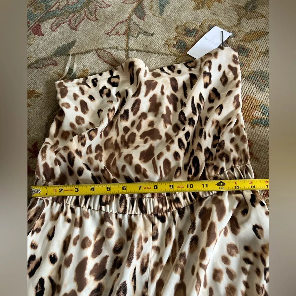NWT: WAYF Leopard Print Jumpsuit - Image 7