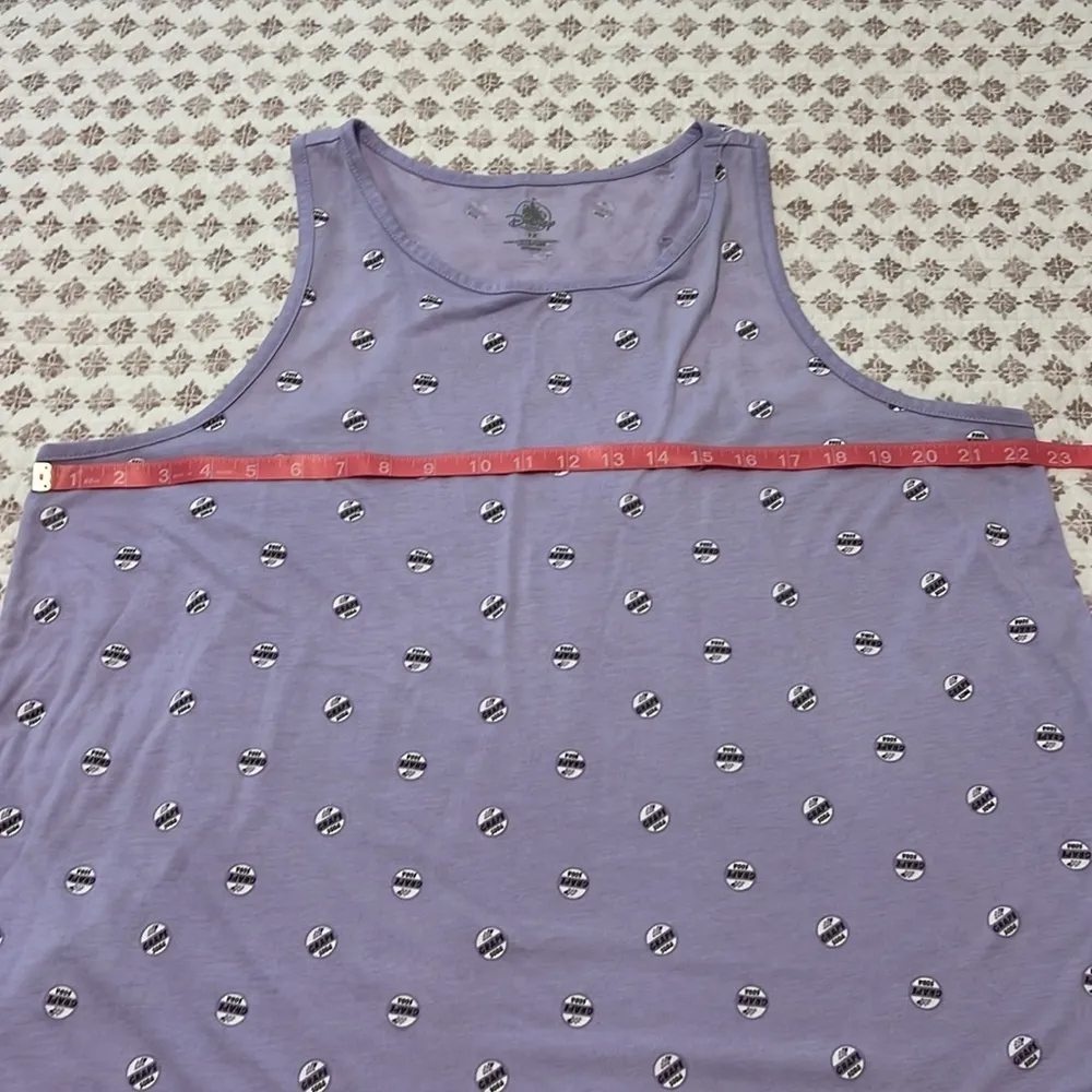 Walt Disney World UP Grape Soda Racerback Tank Top Size 1X Lilac Sold in Parks! - Image 8
