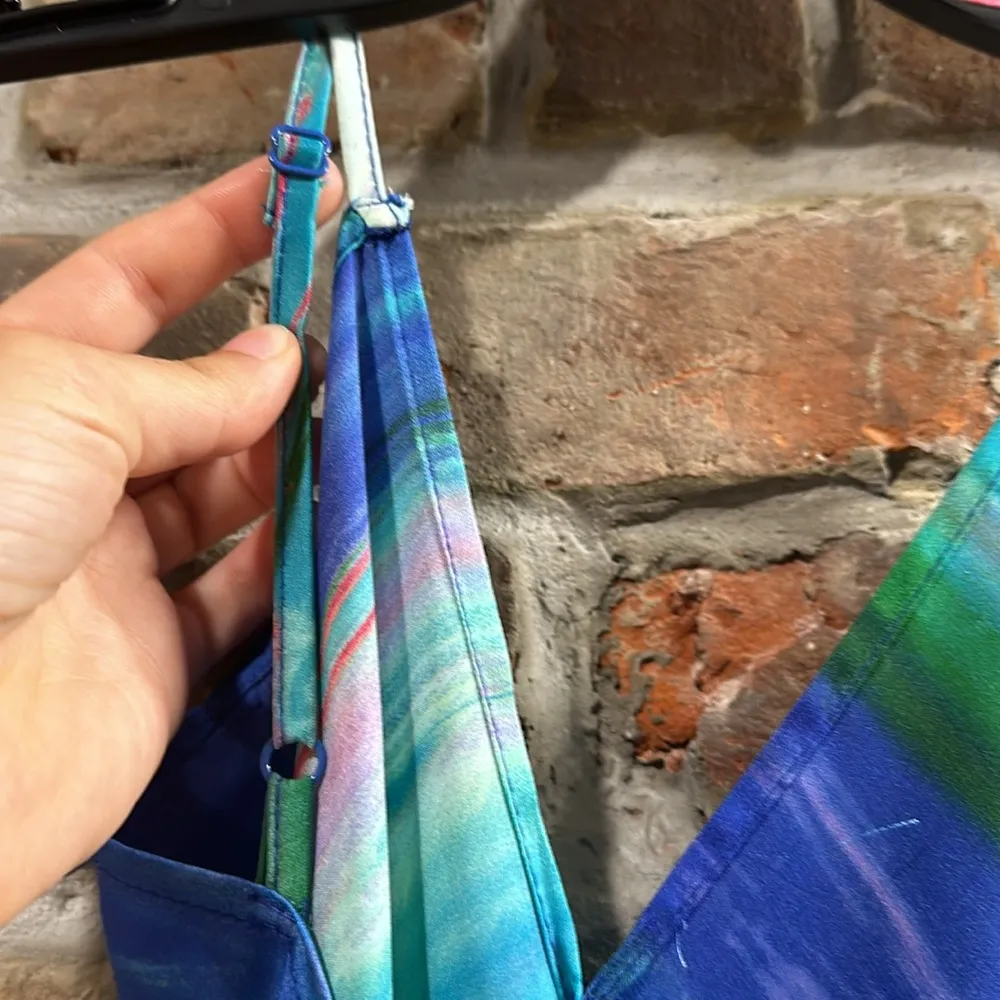 flowy and silky dress Blue Size XS - Image 8