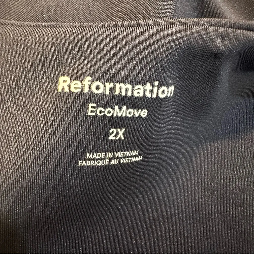 Reformation‎ Bella Ecomove Active Dress Plus Size 2X Navy Blue V-Neck Racerback - Image 7