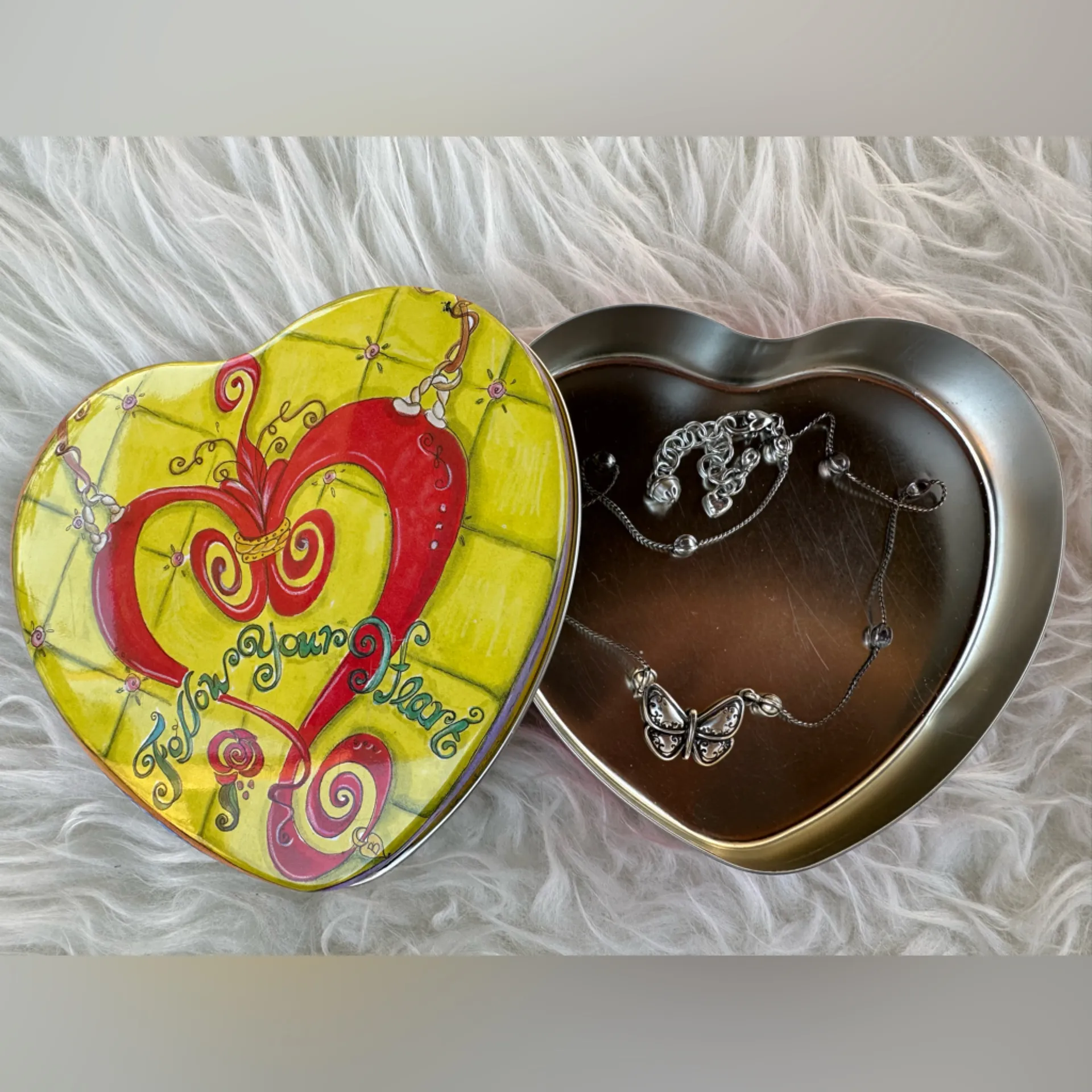 Necklace Brighton Miraposa Butterfly Retired Silver - Image 2