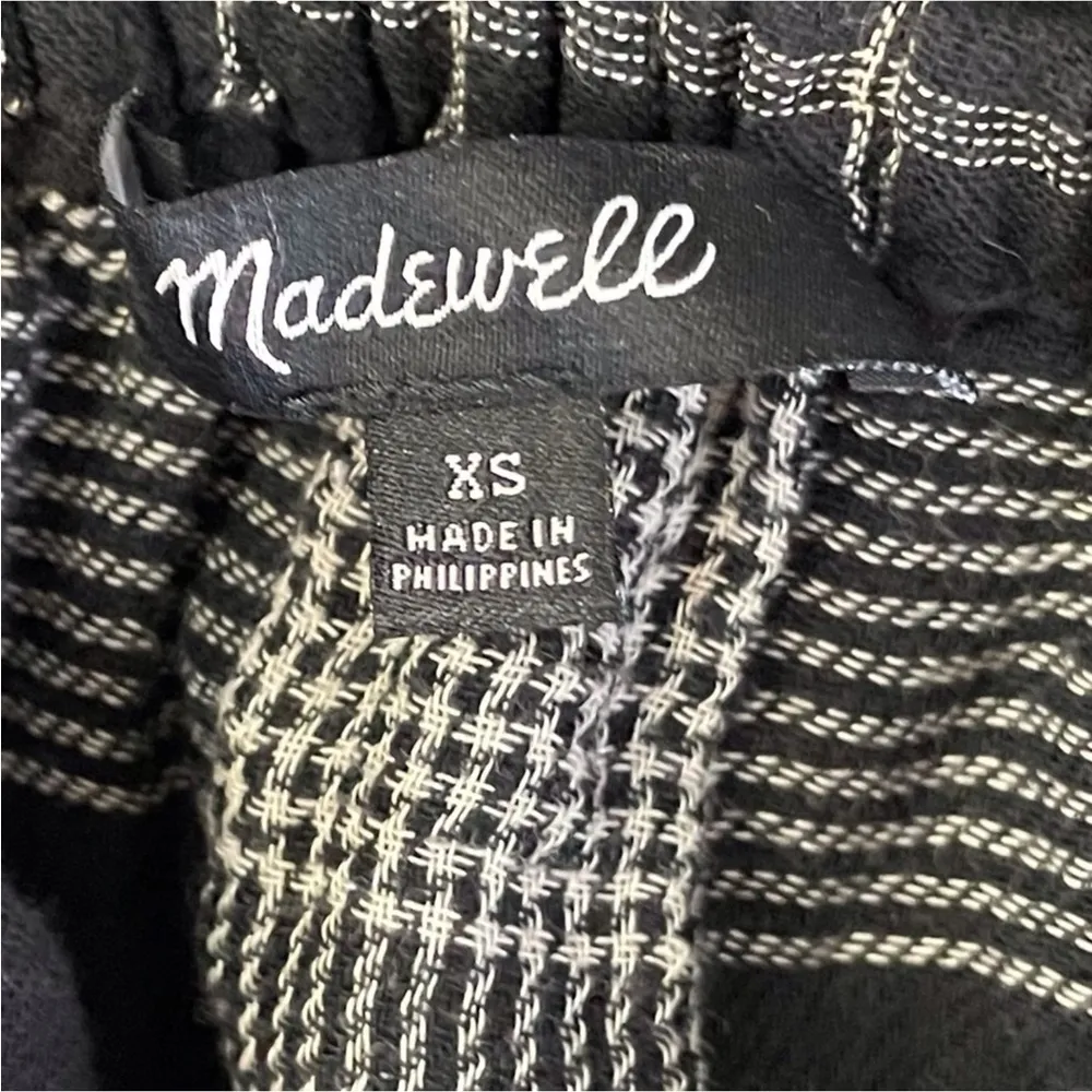 Madewell plaid off the shoulder top - Image 3