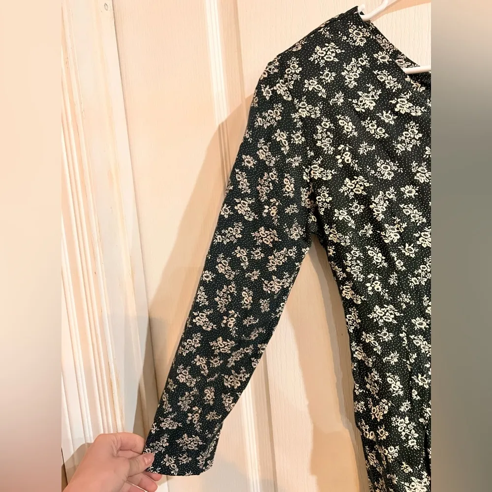 VENDOR ITEM : WILL NOT TAKE LESS Vintage Alexis Fashions Inc Floral Dress White Size L - Image 5