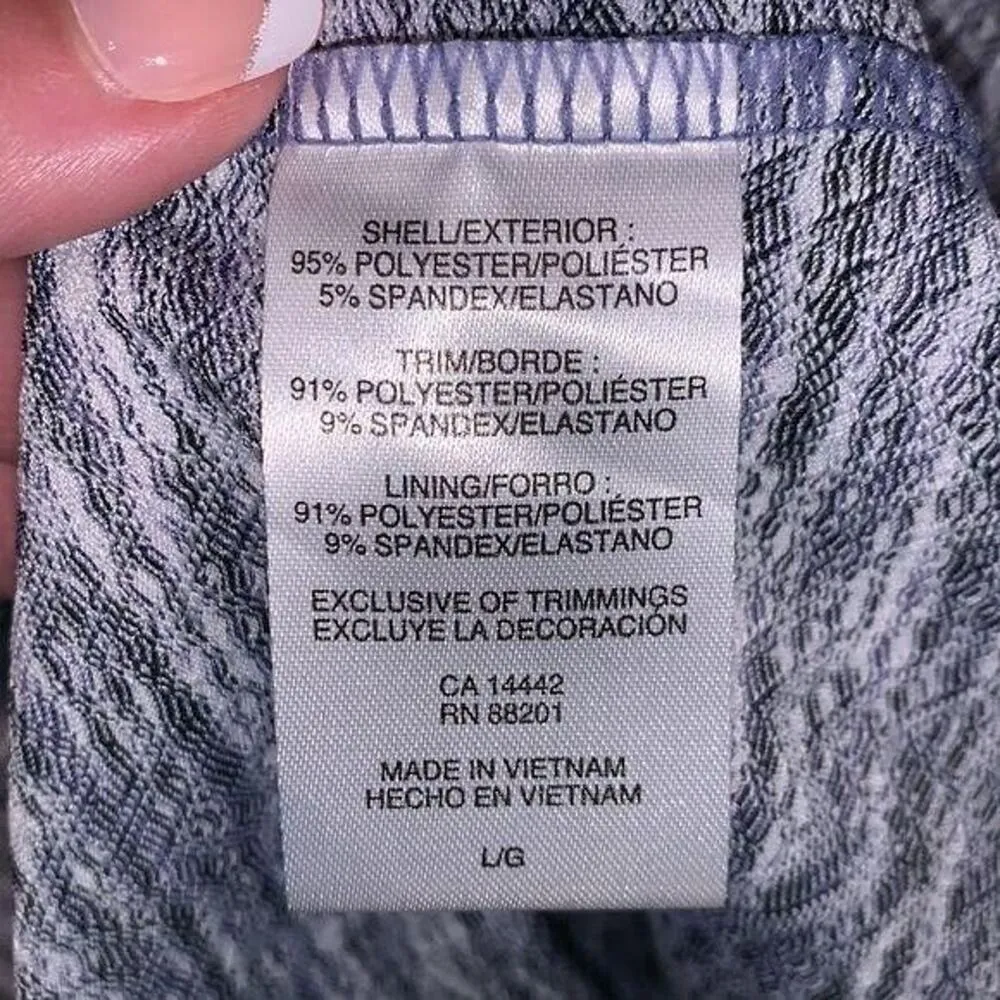 MPG Womens Tank Dress Racerback Athletic Active Sport Tennis Travel Purple Large - Image 15