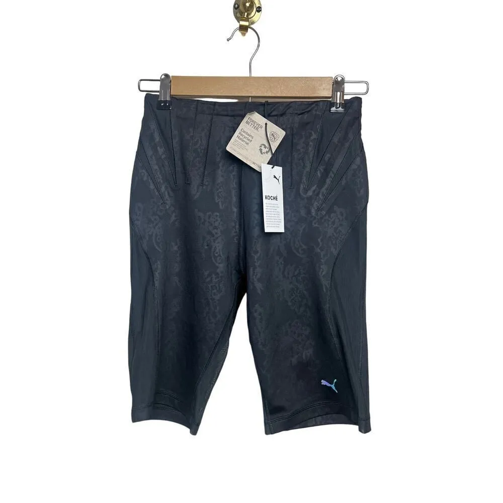 KOCHE x Puma Bike Shorts NWT Women's Sz. S Black - Image 4
