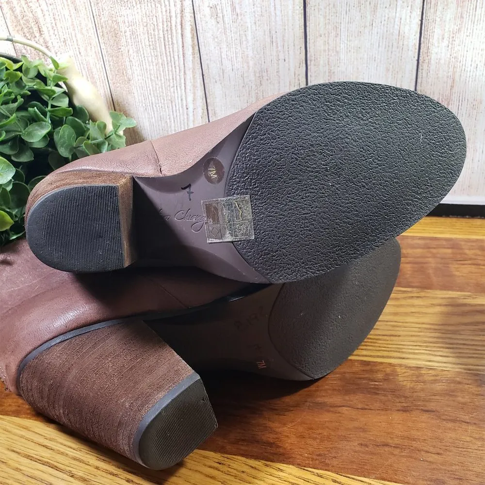 ARTURO CHIANG Women's Size 7 Brown At-Hadley Ankle Boots - Image 7