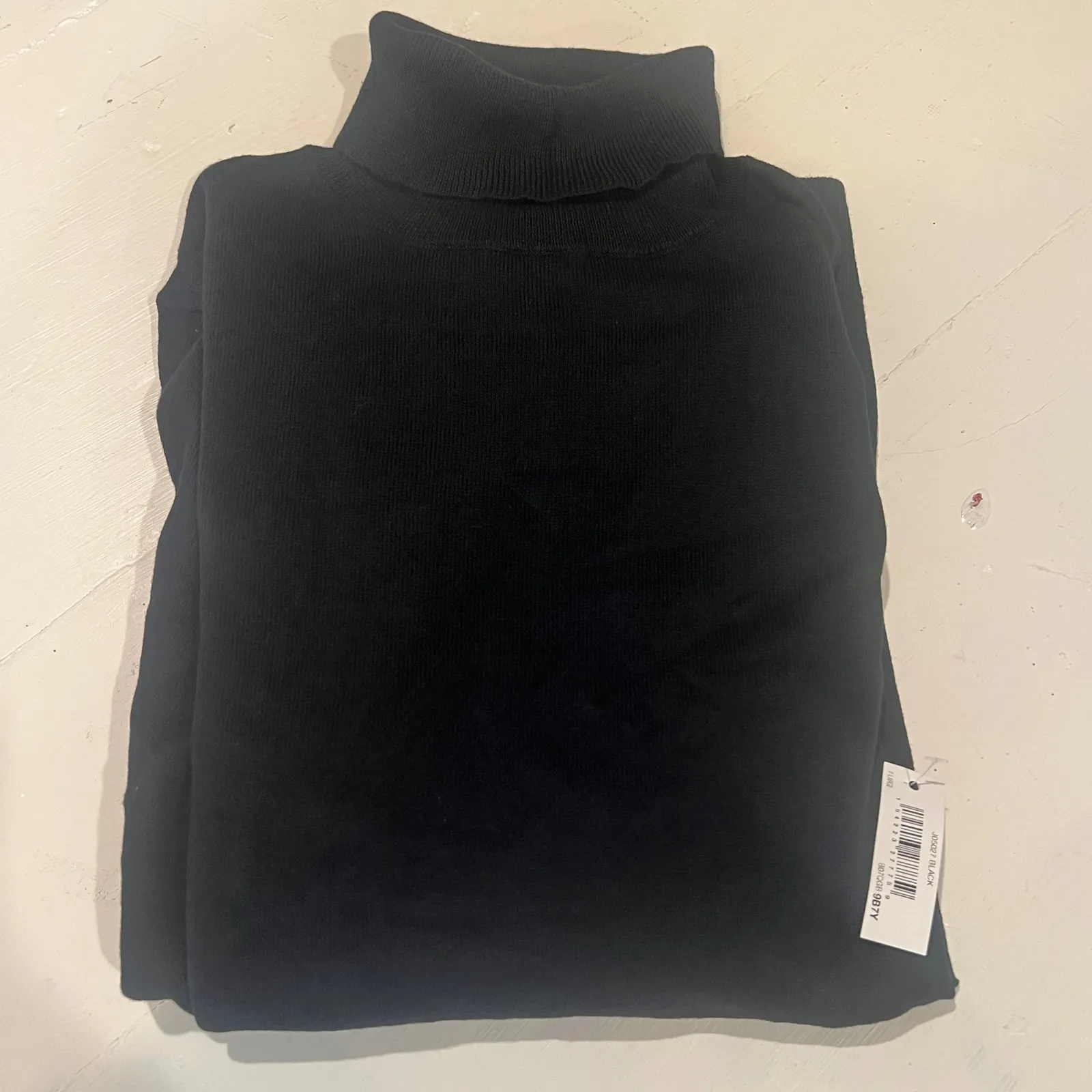 Amazon Essentials Women's XL Black Turtleneck Sweater Cleanfit Workcore - Image 4