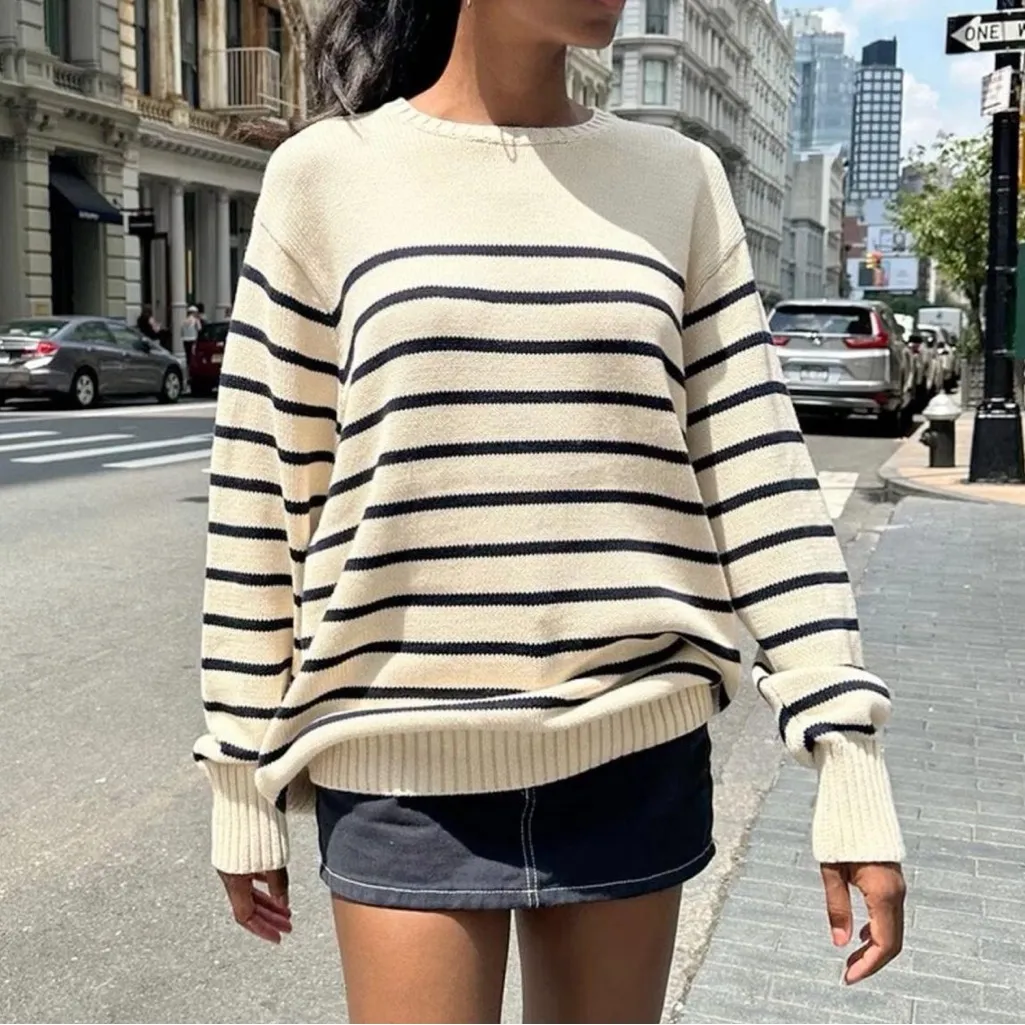 Brandy Melville Striped Brianna Sweater - Image 2