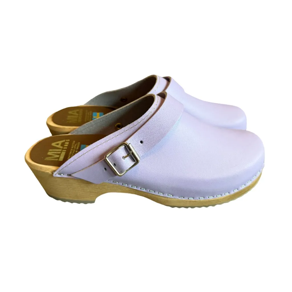 Mia Alma Lilac Purple Backless Clogs Shoes Comfort Classic Bold Size 37 7 NIB - Image 4