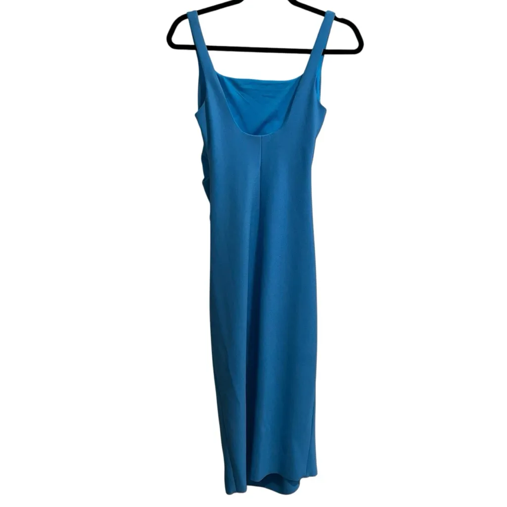 Bec + Bridge Karina Tuck Midi Dress In Tropez Blue - Image 7