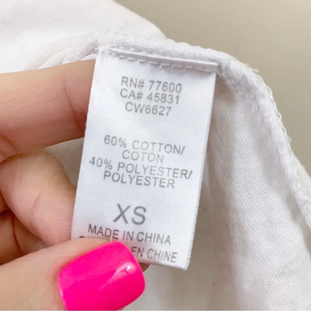 Chaser Burnout Sleeveless Tied White Top - Image 3