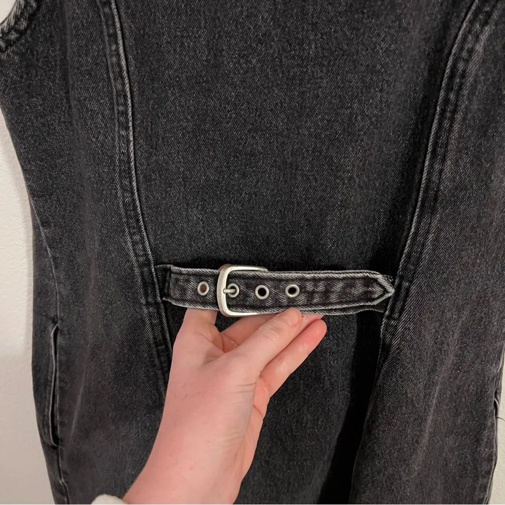 Levi’s Tuli Denim Mini Dress - Image 9