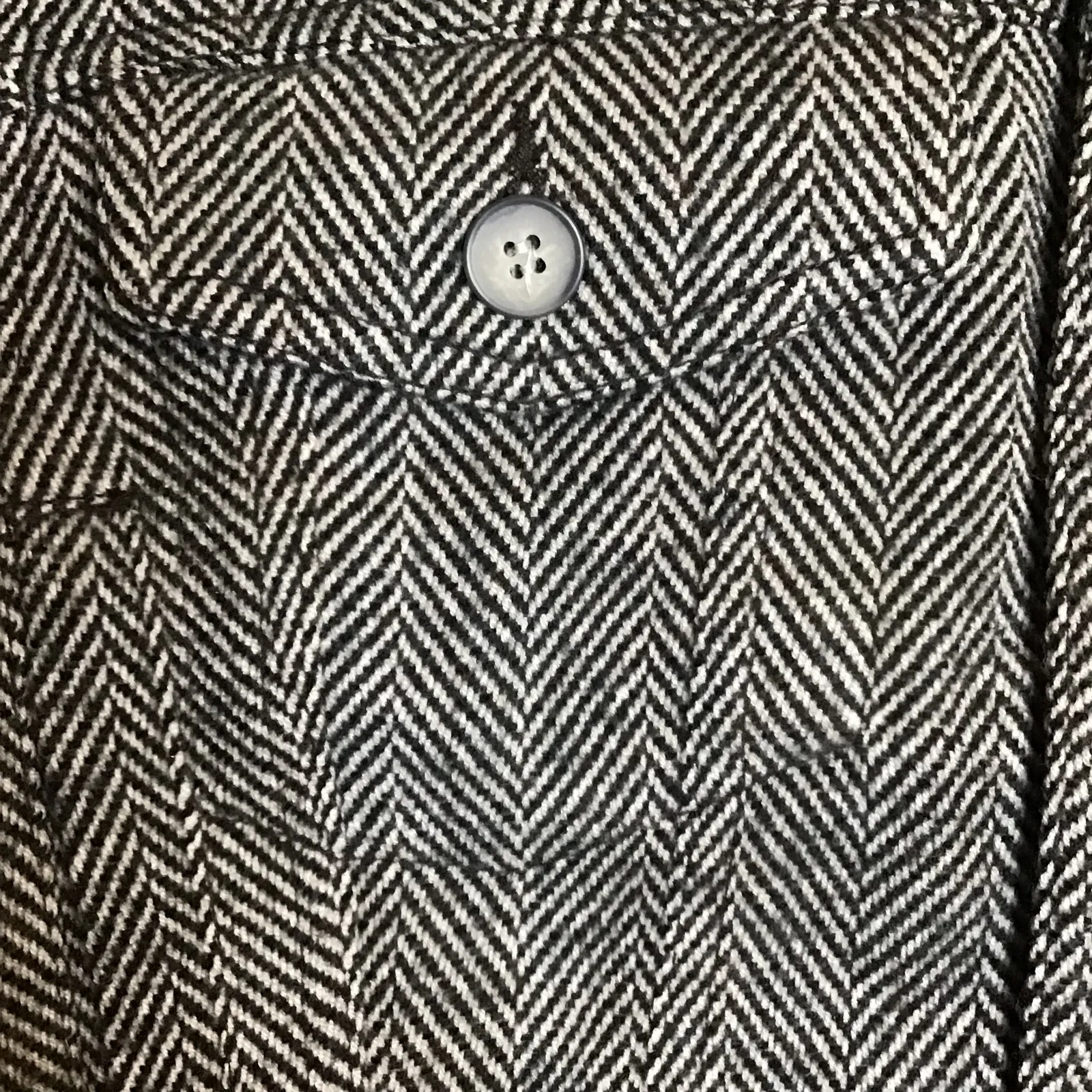 Nothing but a squeeze Women Tweed cropped button down Collared Jacket SZ.Lrg NWT Brown Size L - Image 7