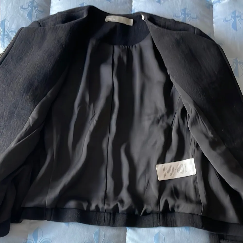 Vince Black Women's Zippered Blazer - Image 8