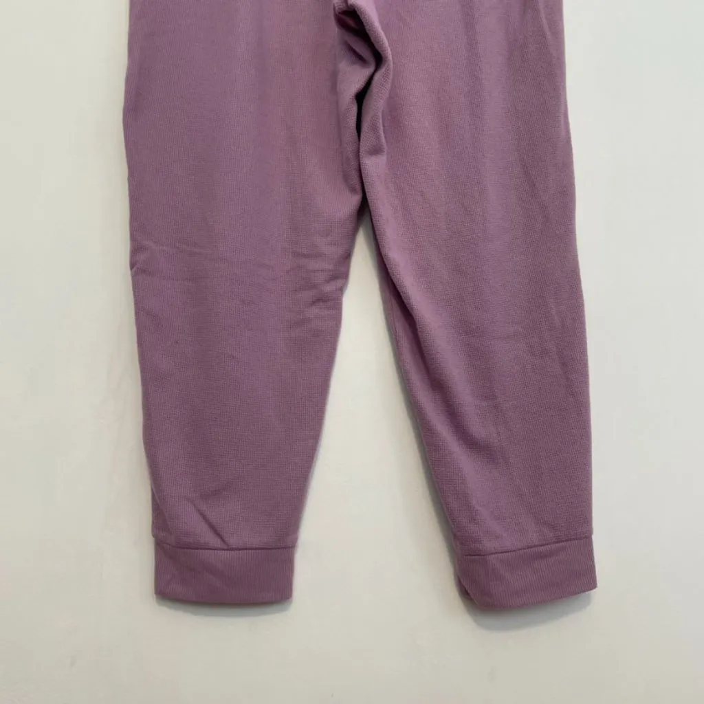 VICTORIA'S SECRET VS Glow Waffle Jogger Lilac Lavender Purple Pajama Pants PJs - Image 14