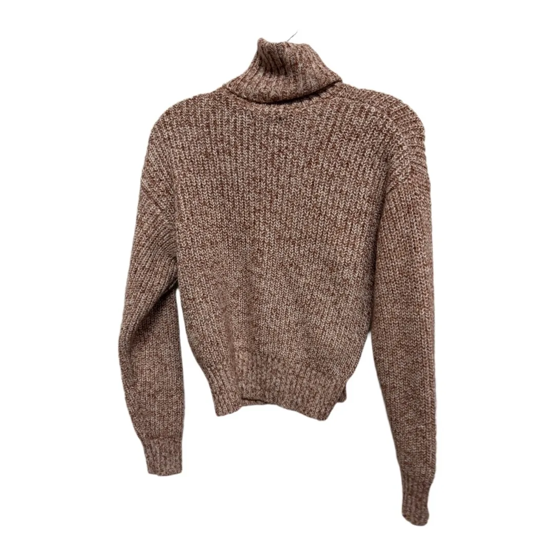Future Collective Reese Blutstein Women Turtleneck Sweater Brown XS Knit - Image 4