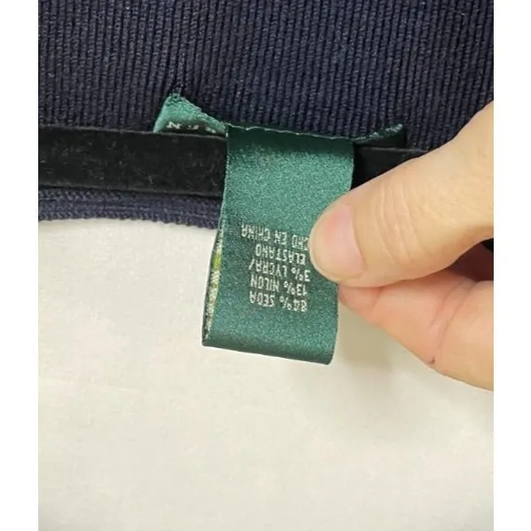 Ralph Lauren‎ LRL Womens 2X Sweater Tank Top Silk Blend Blue White Stripe Preppy - Image 4