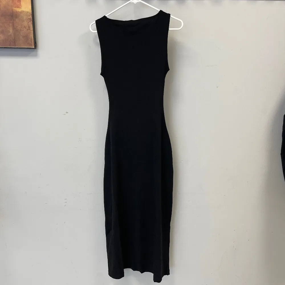 WeWoreWhat Black Boatneck Midi Dress, Size S - NWT - Image 3