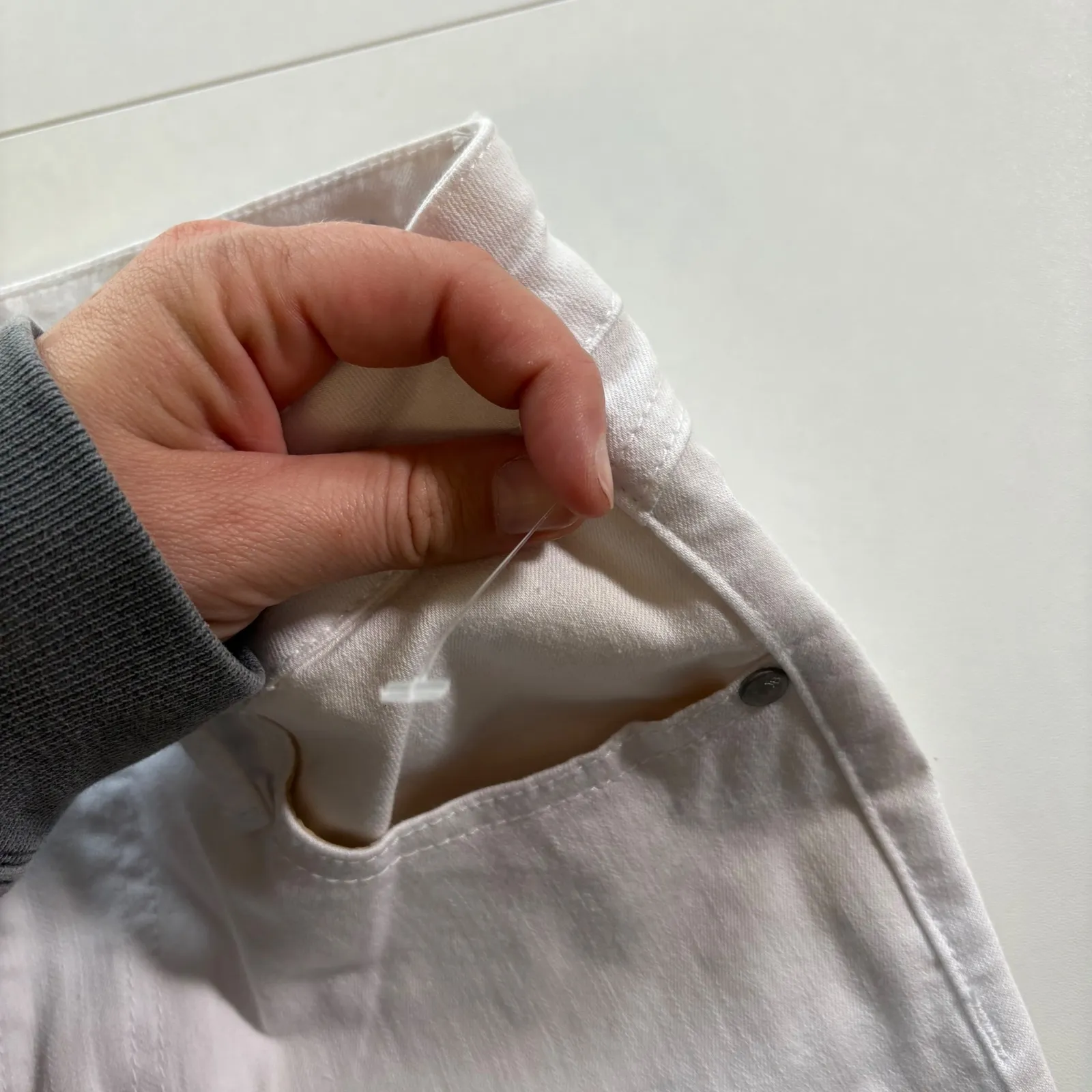 Judy Blue White Super Flare Fit Jeans Size 3/26‎ High Waist Womenswear - Image 4