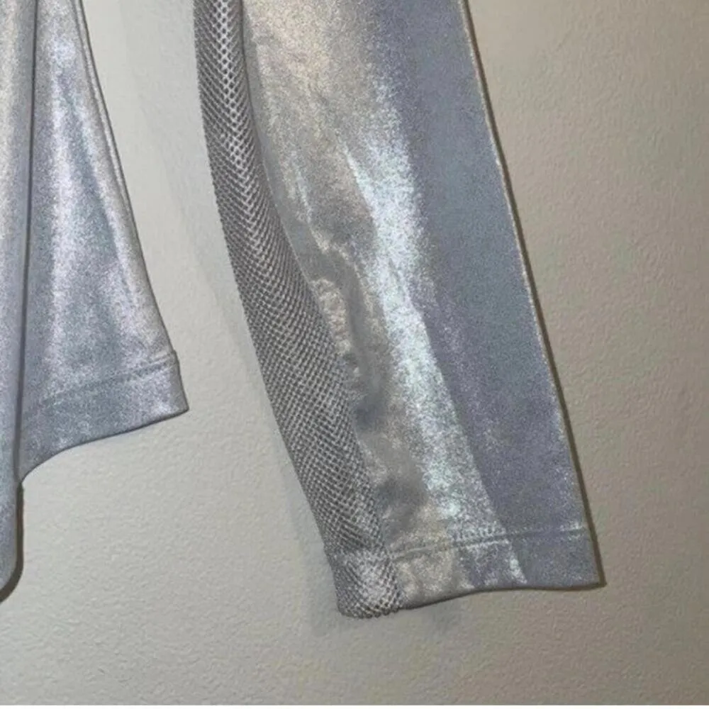 Greg Norman silver metallic solar XP extreme sun protection long sleeve jacket - Image 3