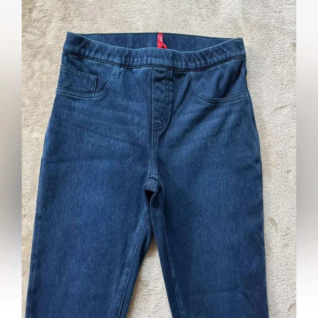 Spanx‎ Women’s Pants Jean-ish Ankle Legging Dark Wash Control Skinny Sz M - Image 2
