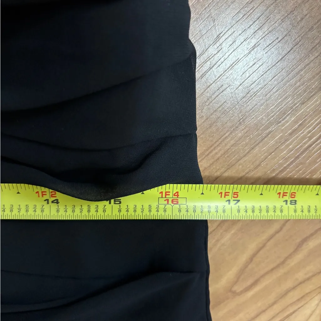 White House Black Market Dress14 Formal Strapless Black Wedding Guest Whimsigoth - Image 8