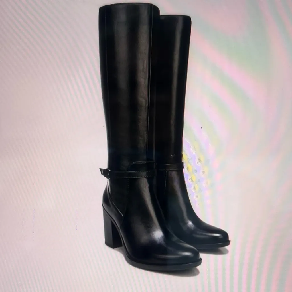 Naturalizer NEW Women's Kalina Stretch Leather Wide Calf Boot Size 9.5 #250857 - Image 2