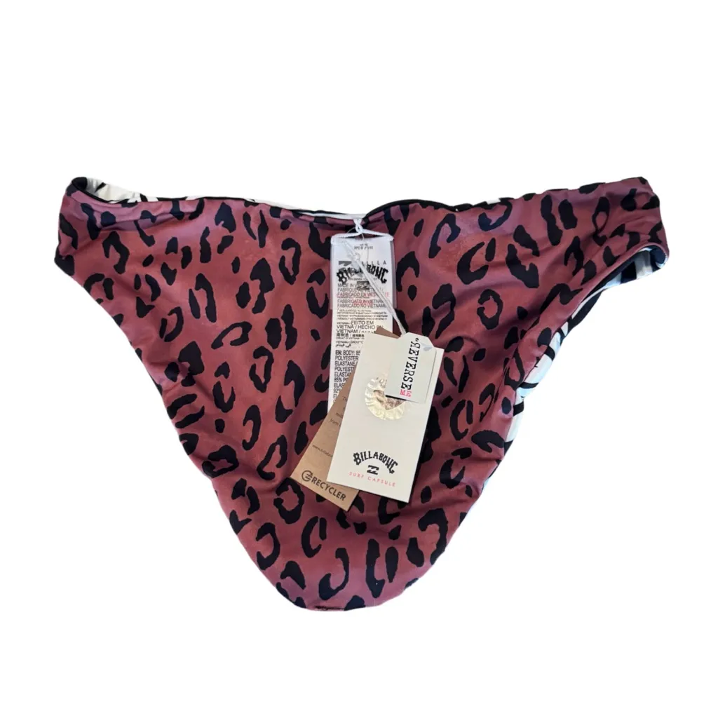 Billabong NWT  Spotted In Paradise Reversible Bikini Bottoms - Size‎ Large - Image 8