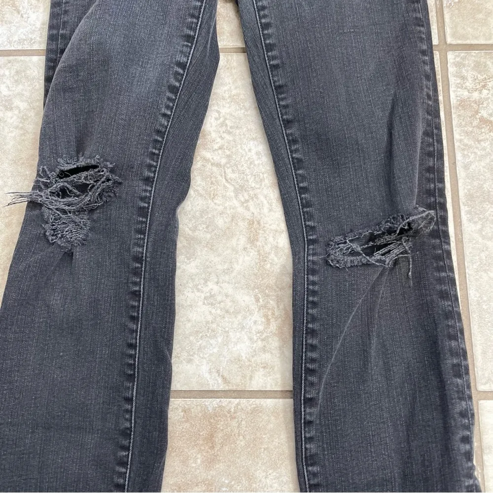 Madewell 9" High Rise Skinny Jeans Women's Size 24 Stretch Denim Dark Wash Black - Image 12